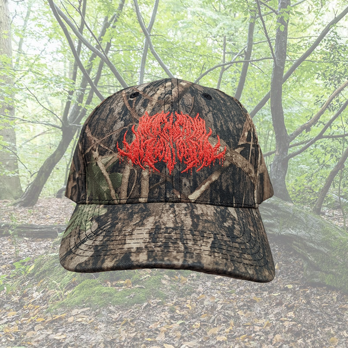 Front of camo hat